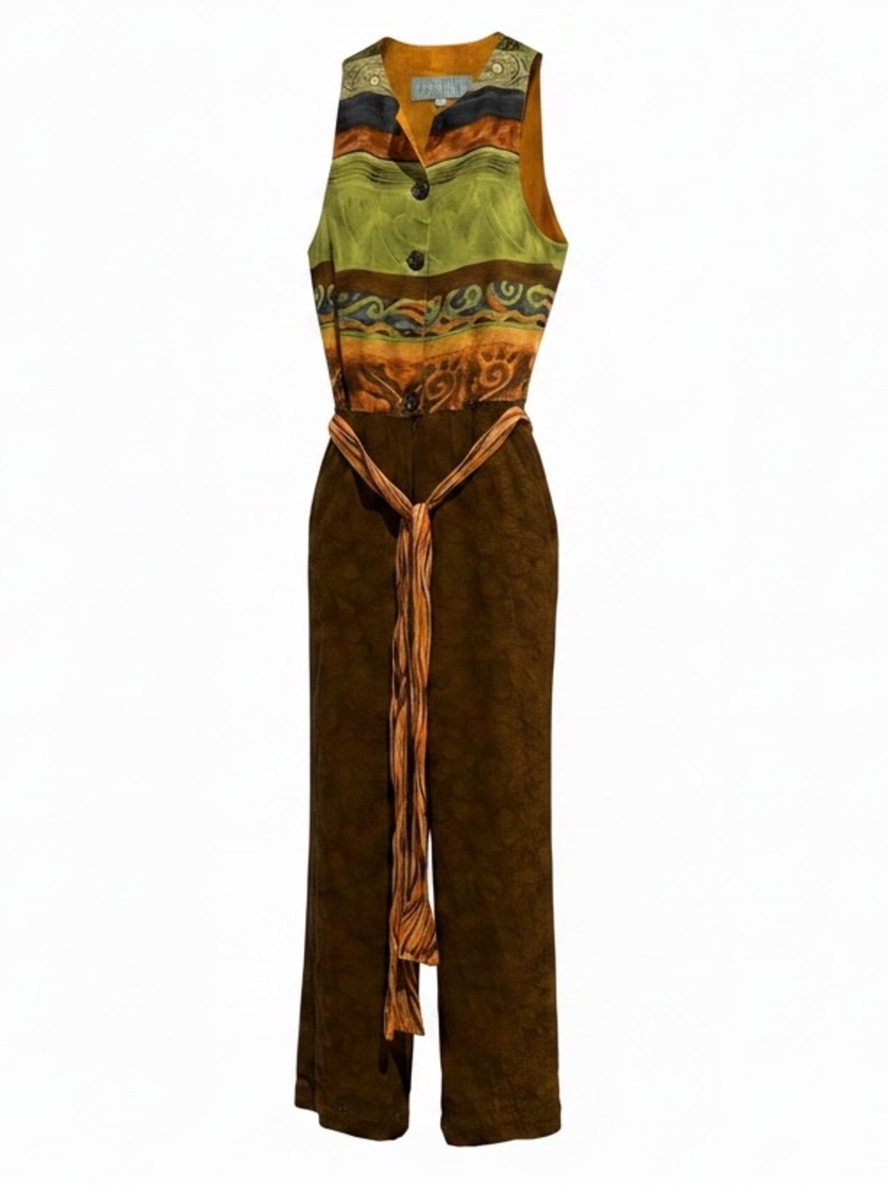 Dorothy Schoelen vintage 80s/90s platinum jumpsuit